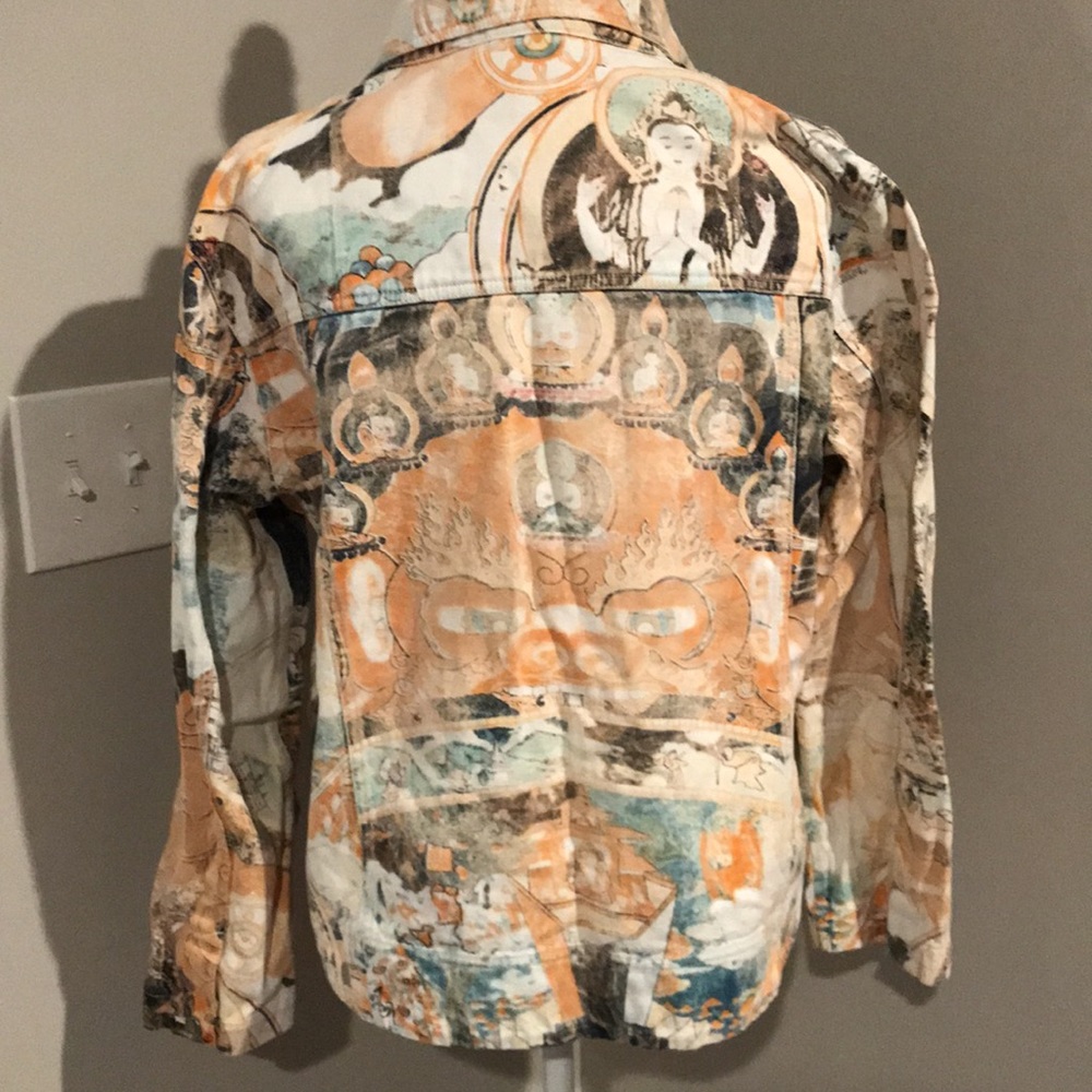Chico’s Design 2 Pattern Denim Jacket - image 3